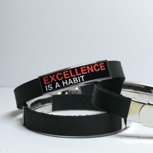 Excellence is a habit – Red Highlight